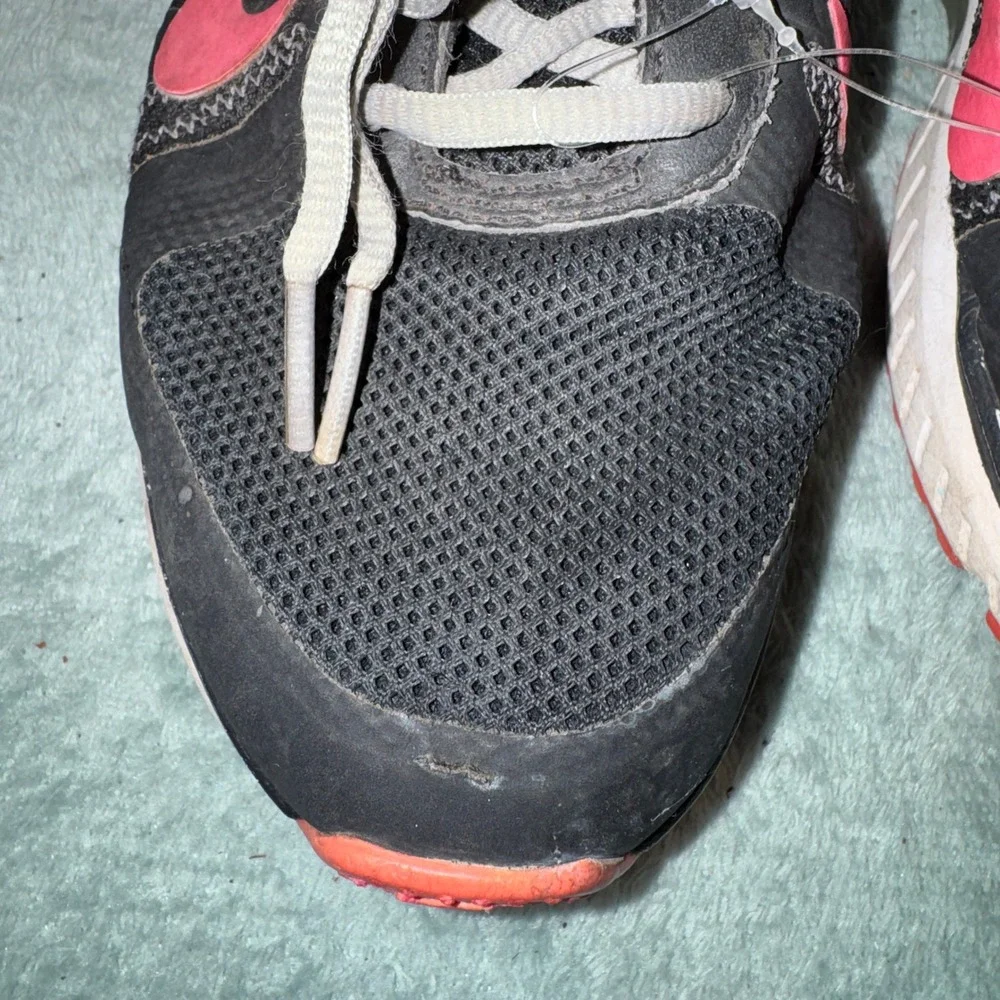 Nike Womens Dart XII Running Shoes 9 Black Pink Breathable Mesh 831535-006